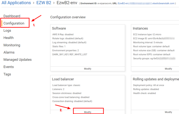 EB Load balancer